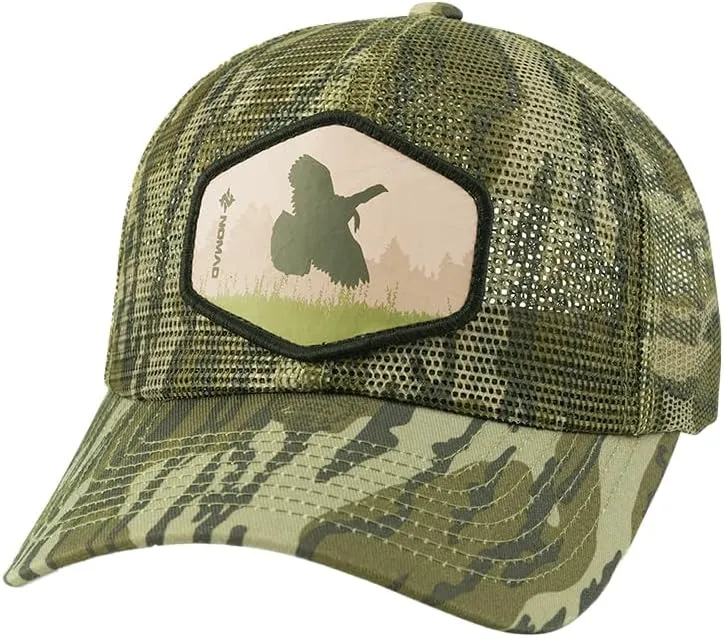 Nomad Men's Trucker Hat, Camo & Solid Adjustable Hunting Ball Cap