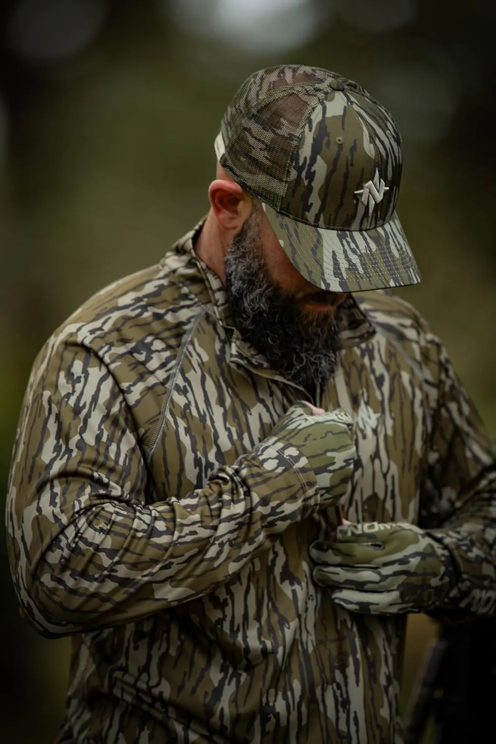 Nomad Men's Trucker Hat, Camo & Solid Adjustable Hunting Ball Cap