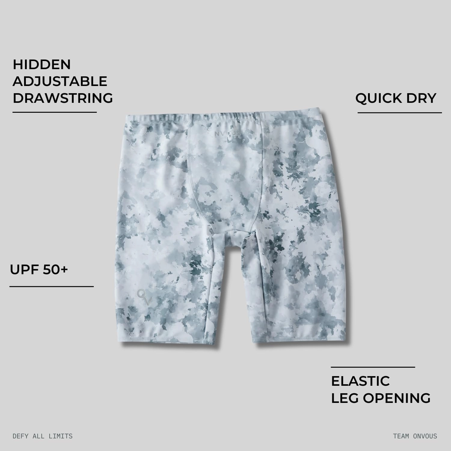 Onvous Swim Jammers for Men | Men's Athletic Swimwear Jammer | Mens Jammer for Swimming | Mens Swim Jammers Size 28-38