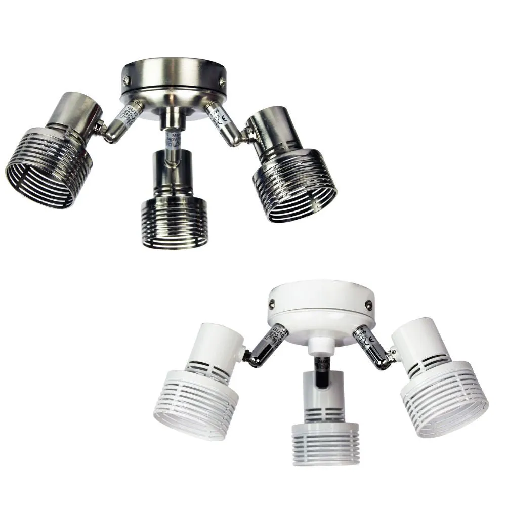 Oriel ZIP 3 - Adjustable Indoor Spotlight for Ceiling Fan
