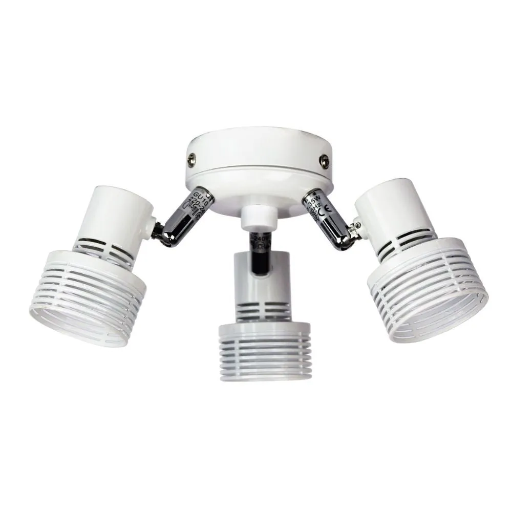 Oriel ZIP 3 - Adjustable Indoor Spotlight for Ceiling Fan