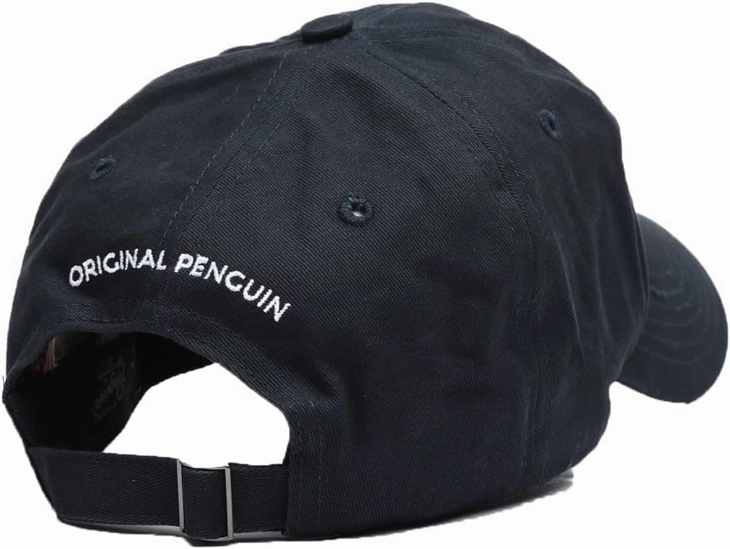 Original Penguin Logo Cotton Twill Adjustable Strapback Baseball Hat