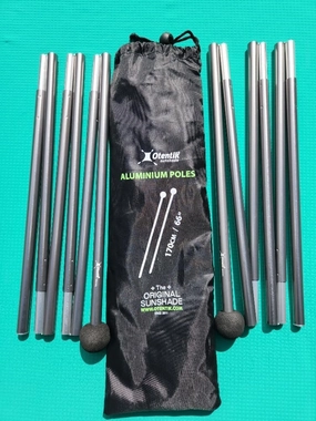 Otentik Premium Beach Sunshade Poles 5.5’ Feet Tall | Sturdy & Lightweight Sunshades | Set of 2 Poles