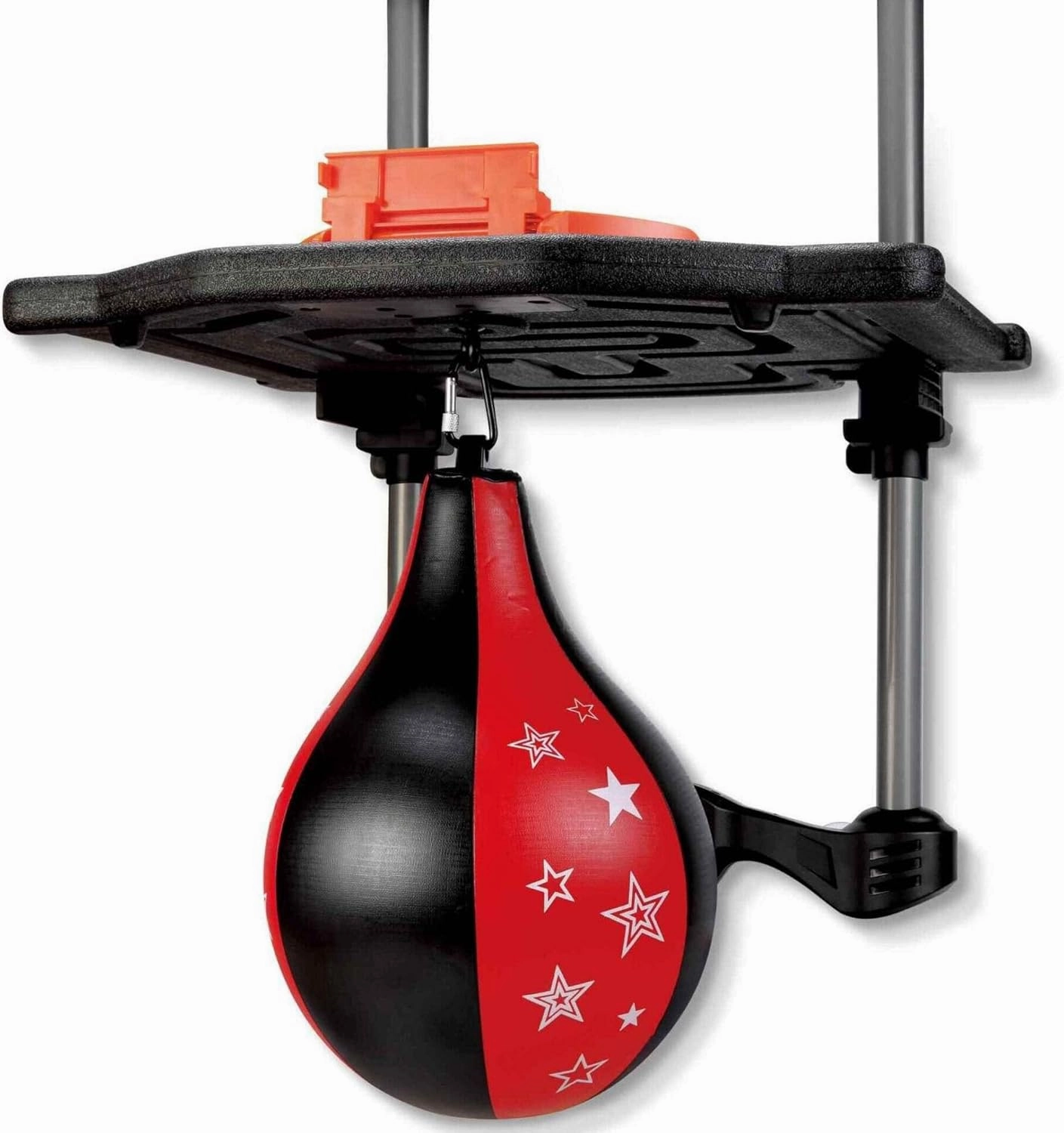 Over-The-Door Basketball & Boxing Combo – 2-in-1 Game Set with Adjustable Hoop & Speed Bag, Scoreboard & Sound Effects – Fun Indoor Sports Toy for Kids & Adults