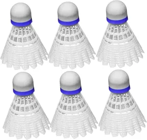 Pack Boys and Girls Shuttlecock Badminton Balls Lightweight Plastic Training Balls Elastic for Beginners Trainers Family Play