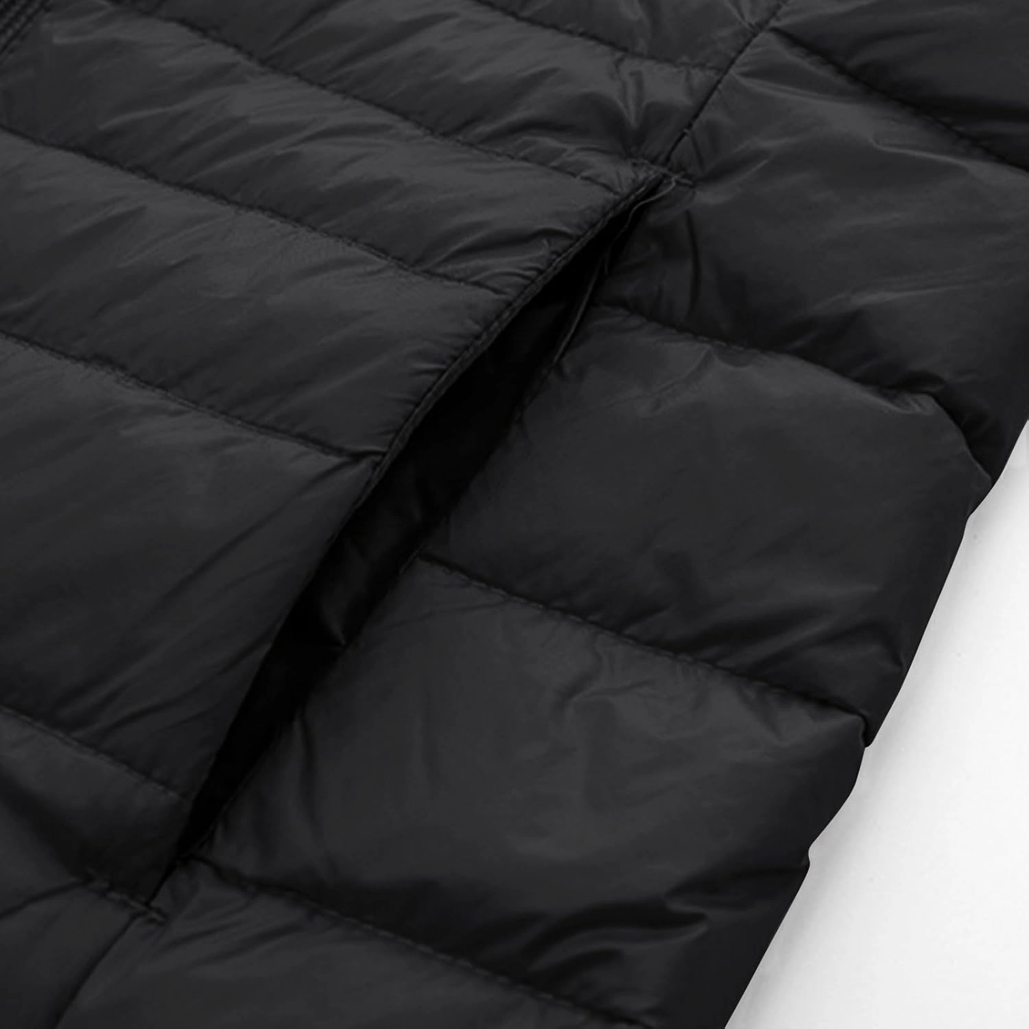 Packable Puffer Jacket Women Lightweight Padded Coats with Hood Long Winter Warm Casual Travel Down Jackets