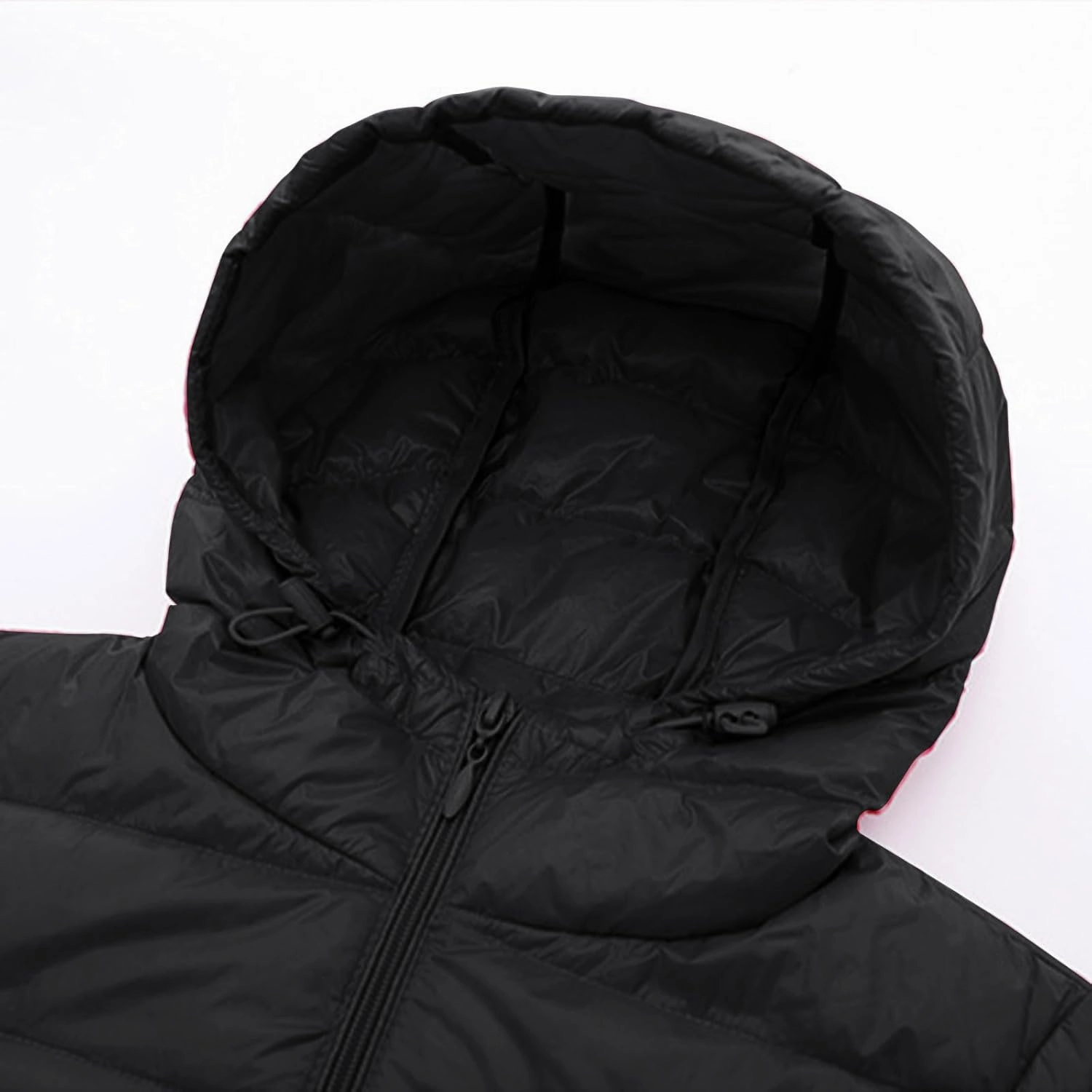 Packable Puffer Jacket Women Lightweight Padded Coats with Hood Long Winter Warm Casual Travel Down Jackets