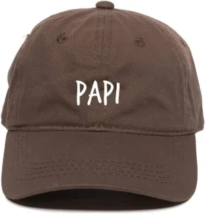 Papi Embroidered Baseball Cap Cotton Adjustable Dad Hat