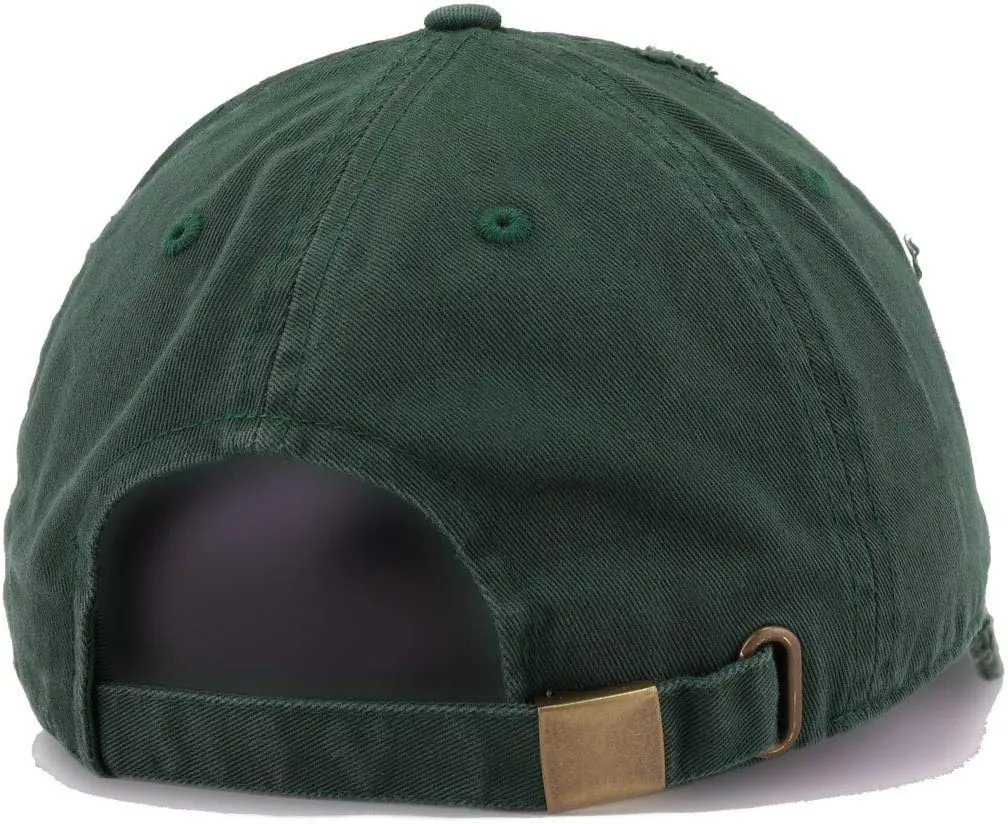 Papi Embroidered Vintage Baseball Cap Cotton Adjustable Distressed Dad Hat