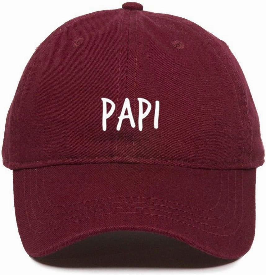 Papi Embroidered Baseball Cap Cotton Adjustable Dad Hat