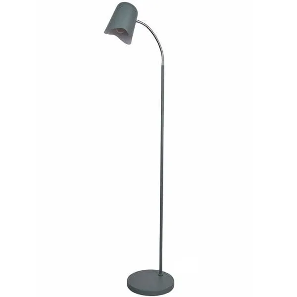 PASTEL26 - Modern Floor Lamp Matte Green 1 Light With Adjustable Neck