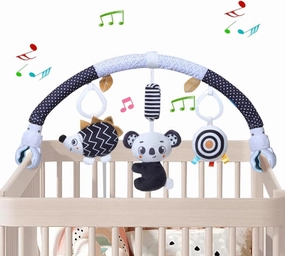 Pau1Hami1ton Baby Stroller Arch Toys, Car Seat Toys,Bouncer Toy Bar/Mobile for Bassinet,Adjustable Baby Hanging Toys Fit for Crib Bed,Stroller,Car Seat,Baby Gifts.S-19(Koala)