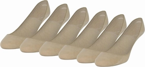 Peds Women's Padded Super Low Cut No Show Socks, 6-Pairs