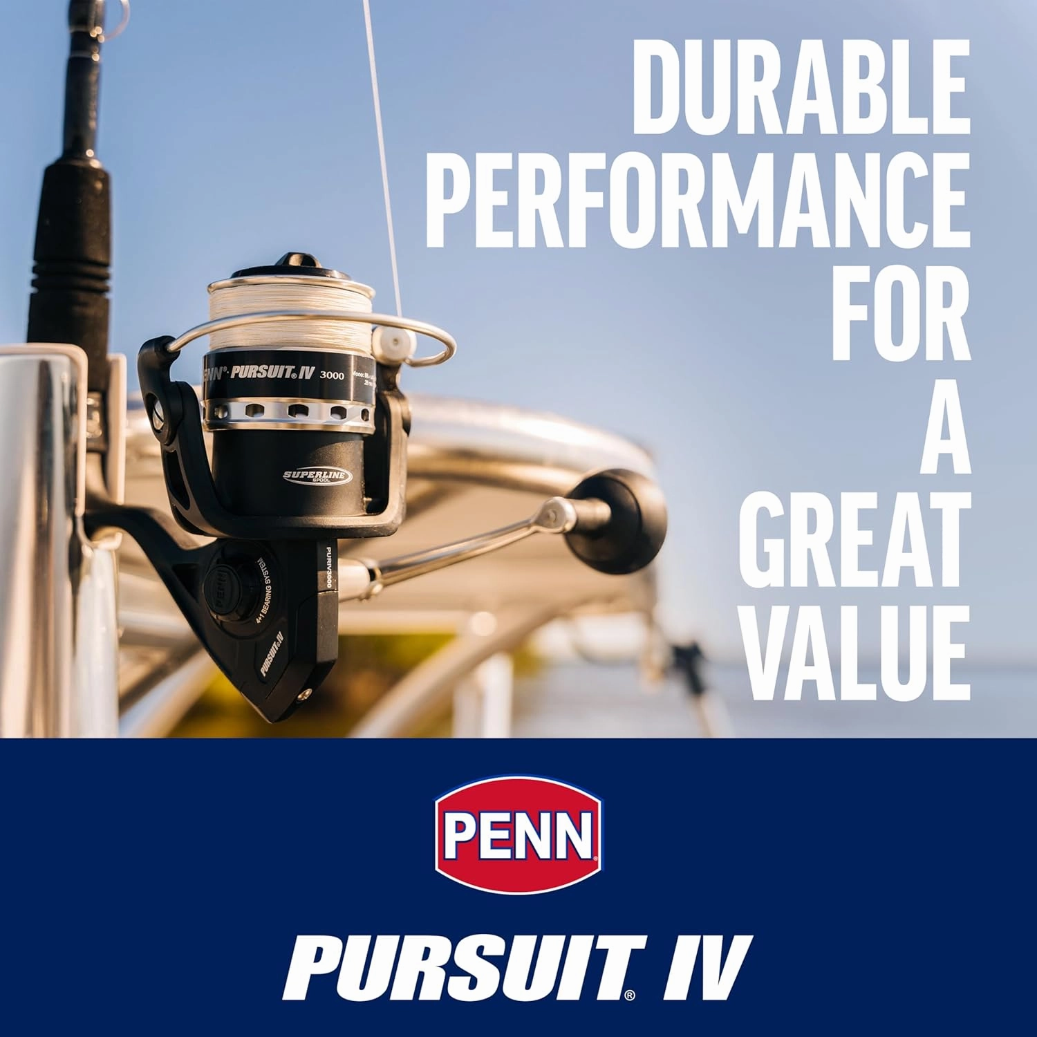 PENN Pursuit III & Pursuit IV Spinning Reel and Fishing Rod Combo