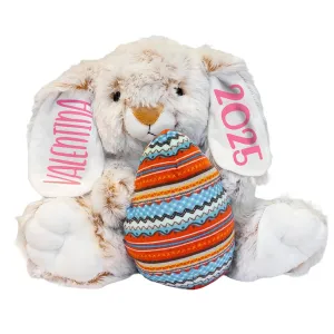 Personalized Stuffed Bunny Animal - Custom Baby Gifts, Easter Basket Stuffers, Bunny Plush for Easter Decor, First Easter, Personalized Baby Boy & Girl Gifts, Easter Bunny Plush 11.81" Made in USA