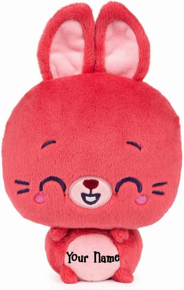 Personalized Harli Hops Bunny Plush - Drops Silly Stuffed Animal Character Keepsake with Custom Name