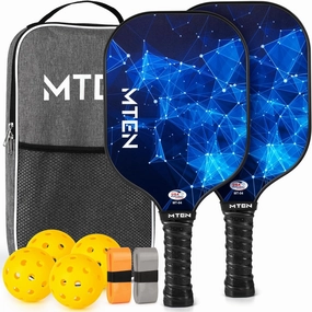 Pickleball Paddles, USAPA Approved Fiberglass Surface Pickleball Set with Pickleball Rackets, Pickleball Paddles Set ​for Men Women