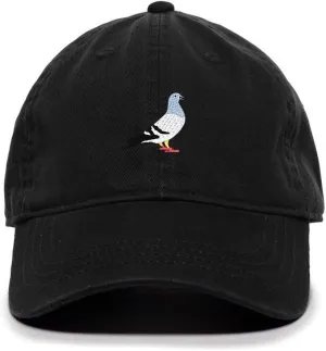 Pigeon Baseball Cap Embroidered Cotton Adjustable Dad Hat