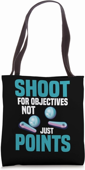 Pinball Lover Flipping Ball Enthusiast Objectives Pinball Tote Bag