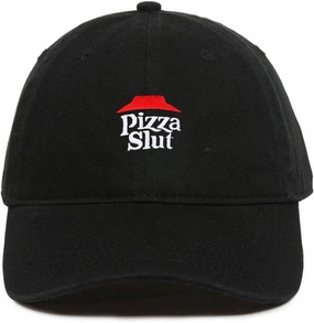 Pizza Slut Dad Baseball Cap Embroidered Cotton Adjustable Dad Hat