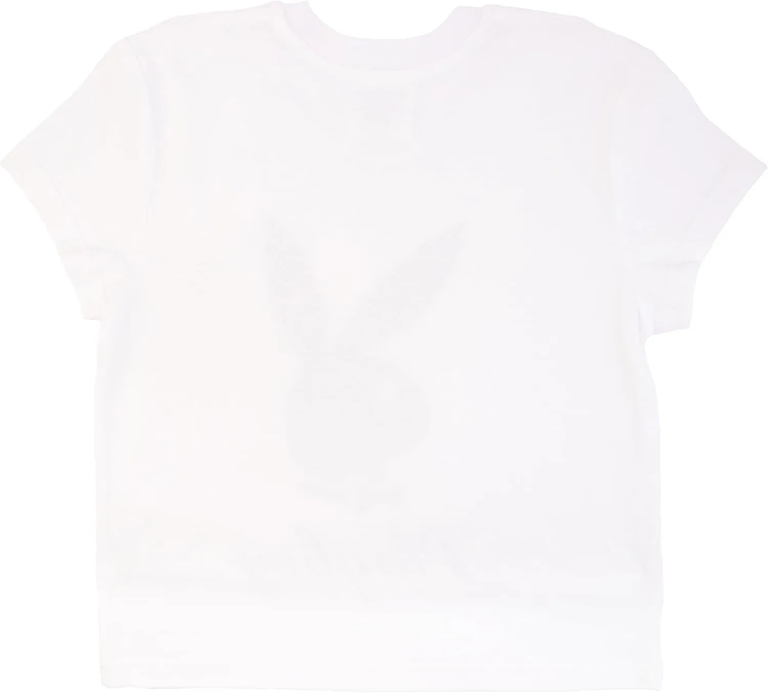 PLAYBOY Womens Soft Cotton Blend Babydoll Tee Shirt with Faux Rhinestone Print Or Glitter Sizes S-XL
