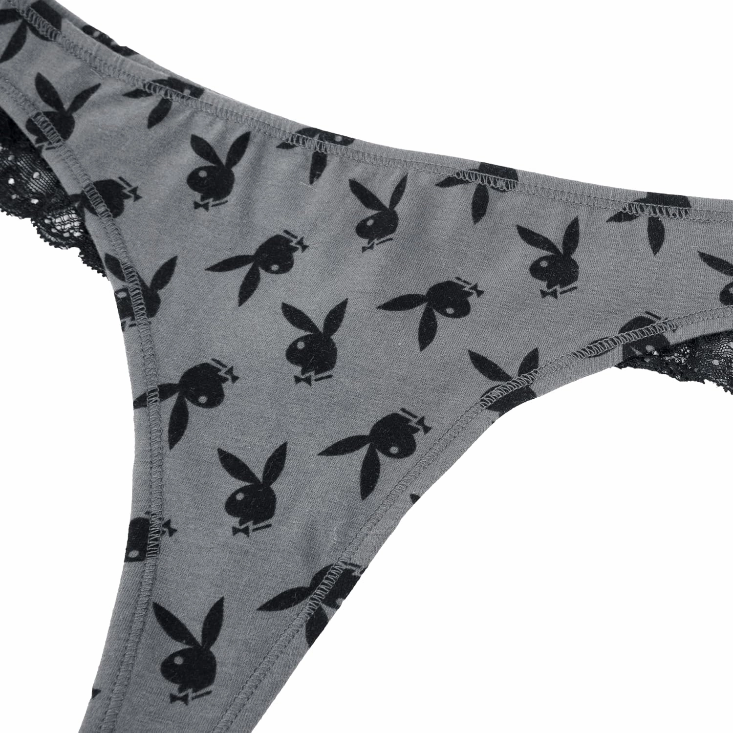 Playboy Women's Juniors Ladies Bunny Print Underwear and Sports Bra Sets in Sizes XXS-XL