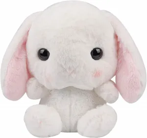 Plush Bunny Backpack for Women with Pockets (White)