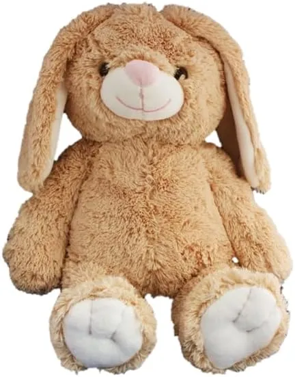 Plush Toys Wanderland Flopsy The Bunny Stuffed Animal, Soft and Cuddly Plushie, Beige, 16 Inch Gift Toy for Kids, Toddlers, Birthday