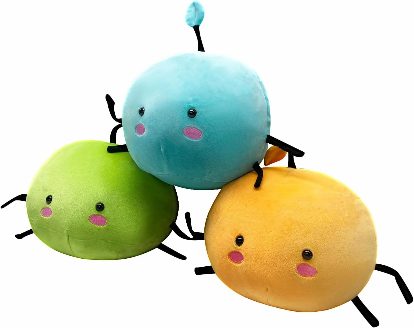 Plush Toy Cute Plush Plushies Stuffed Pillow Game Soft Plush Doll Decor Best Gift Kids (Green)