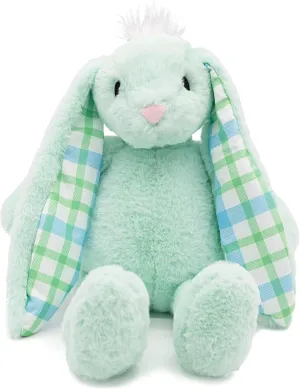 Plushible Easter Bunny Stuffed Animal, 18" (Mint Green) - Plush, Soft Embroidered Stuffed Bunny Toy for Kids, Newborns, Boys & Girls, Cuddly and Adorable Plush Toys