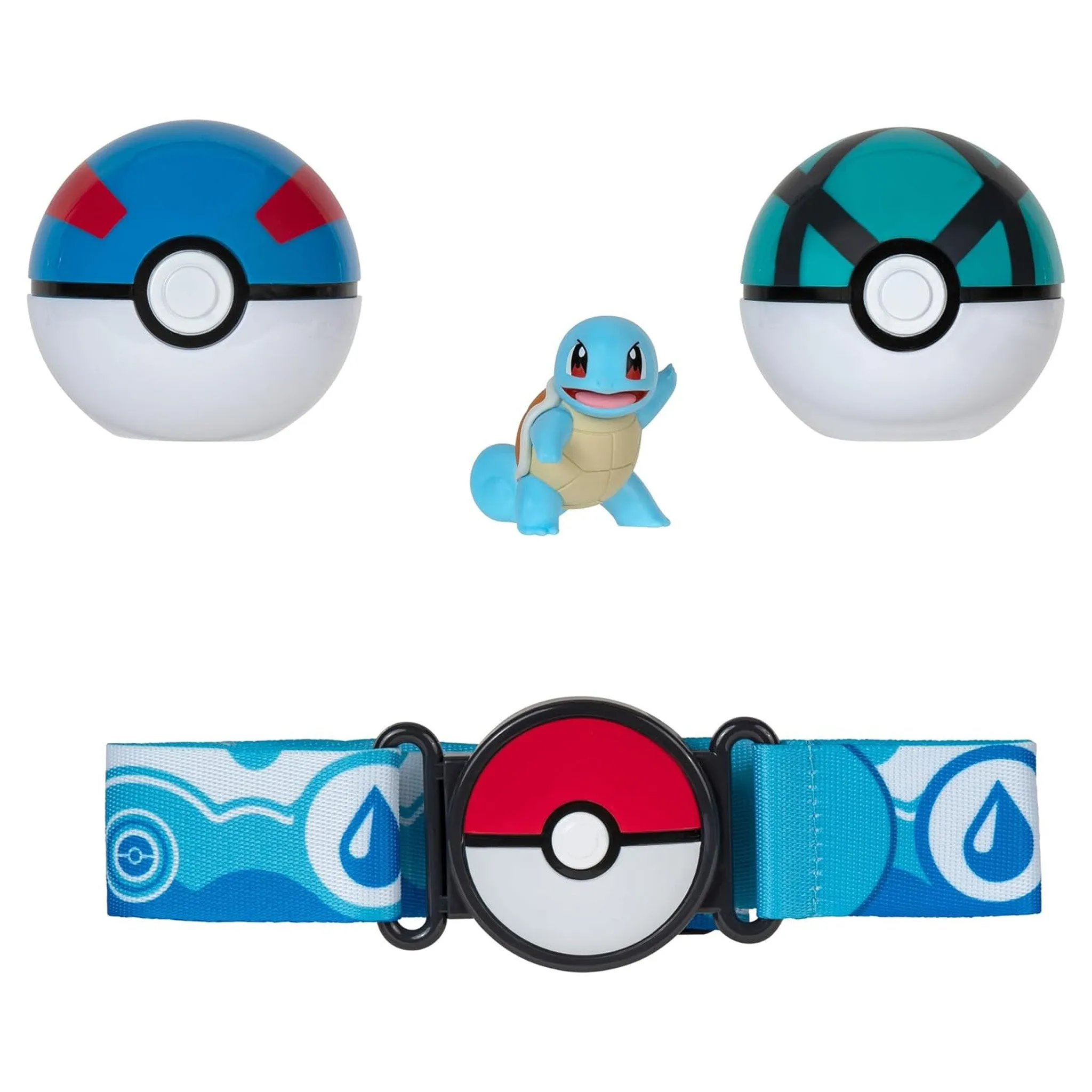 Pokemon Clip'n'Go Pokeball Belt Set - Squirtle