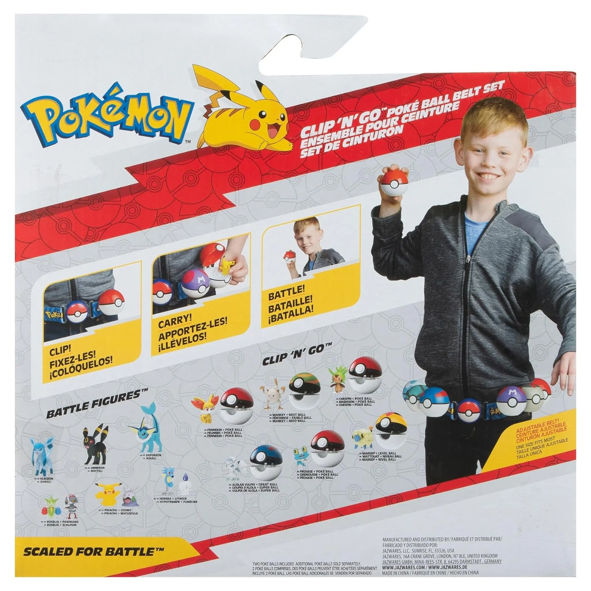 Pokemon Clip'n'Go Pokeball Belt Set - Squirtle