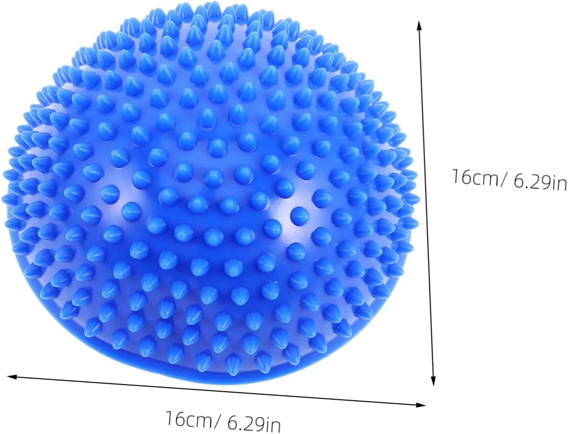 POPETPOP Balance Stability Balls for Adults Half Spike Dome Manual Tool for Gymnastics and Yoga Lightweight