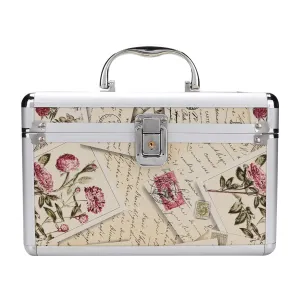 Portable Makeup Train Cases Professional Travel Makeup Bag Large Capacity Beauty Cosmetic Case Eyelashes Extension Tools Girl Makeup Brushes Toiletry Organizer