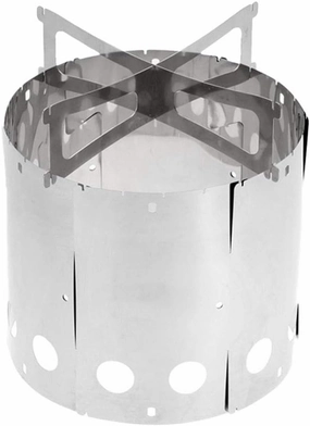 Portable Stainless Steel Stove Wood Burning Stove for Camping, Hiking, Backpacking