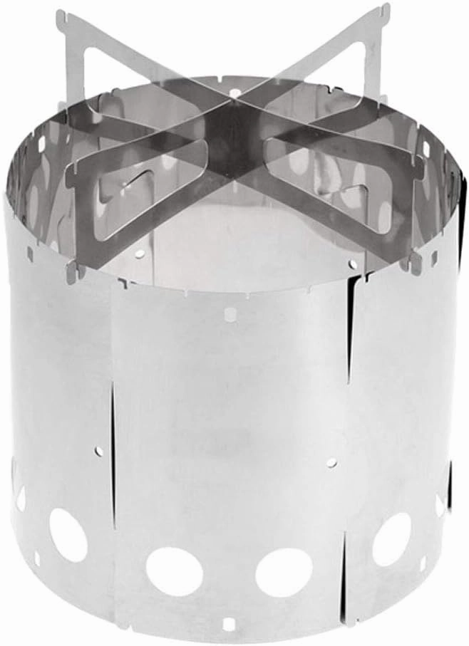 Portable Stainless Steel Stove Wood Burning Stove for Camping, Hiking, Backpacking