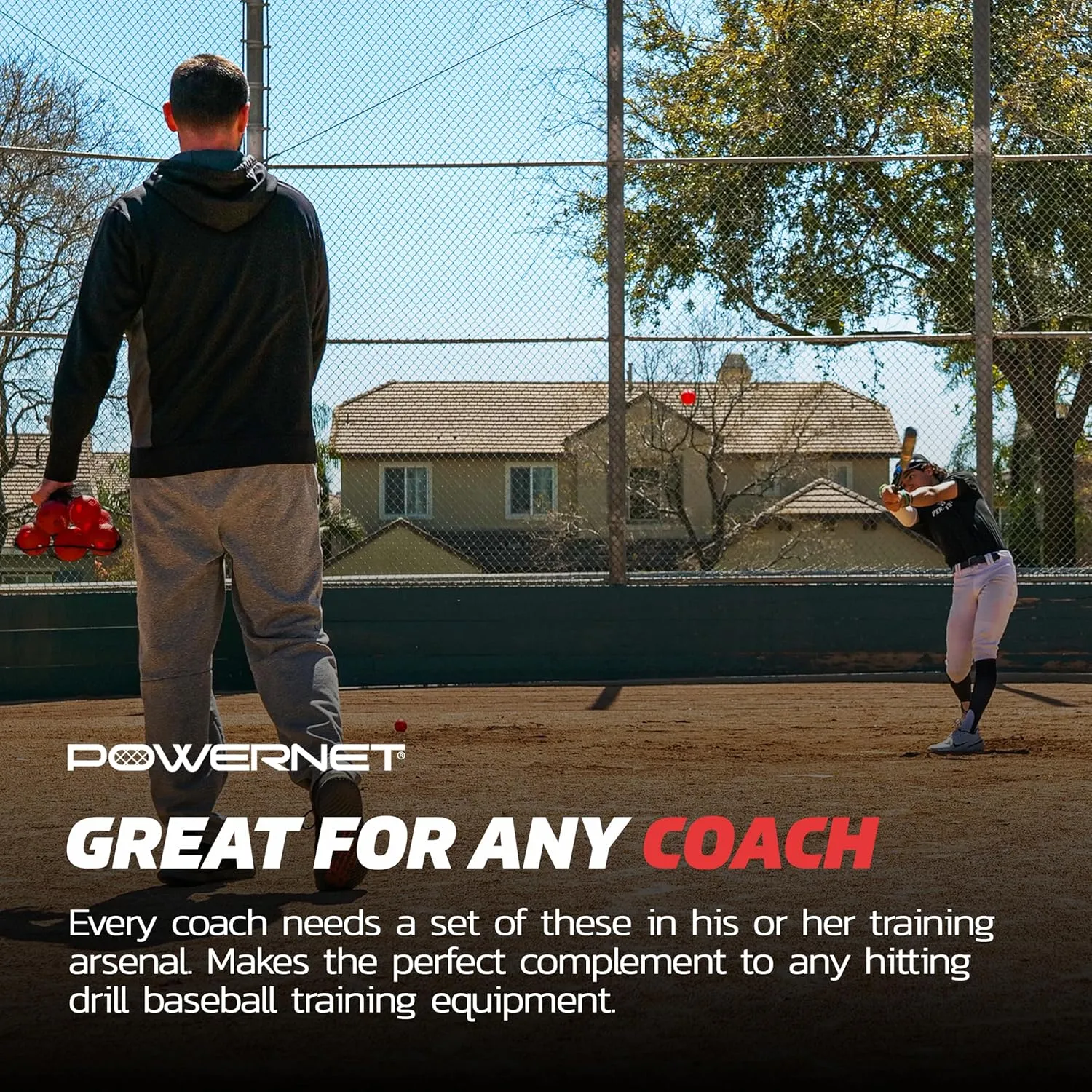 PowerNet Crusher & Micro Crusher Training Baseballs & Softballs, Baseball & Softball Hitting Trainer for Improved Speed, Power & Coordination, Batting Practice Balls 12 PK or Coach Bundle