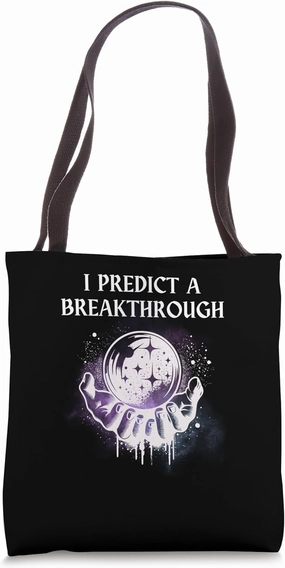 Predict a Breakthrough Crystal Ball Mystical Fortune Telling Tote Bag