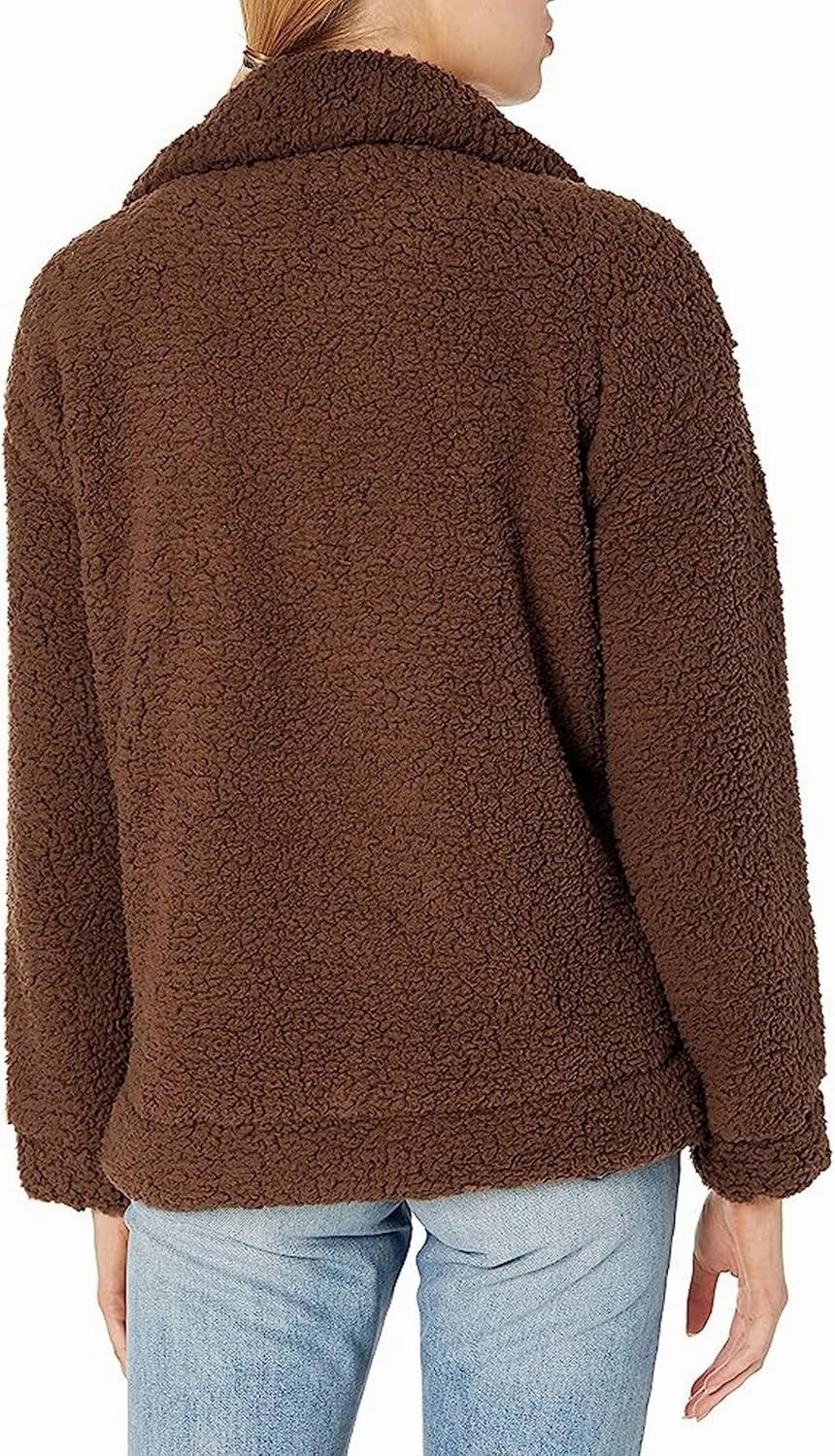 PRETTYGARDEN Women's Fashion Winter Coats Sherpa Fleece Faux Fur Shearling Oversized Trendy Jackets Warm Outerwear Clothing