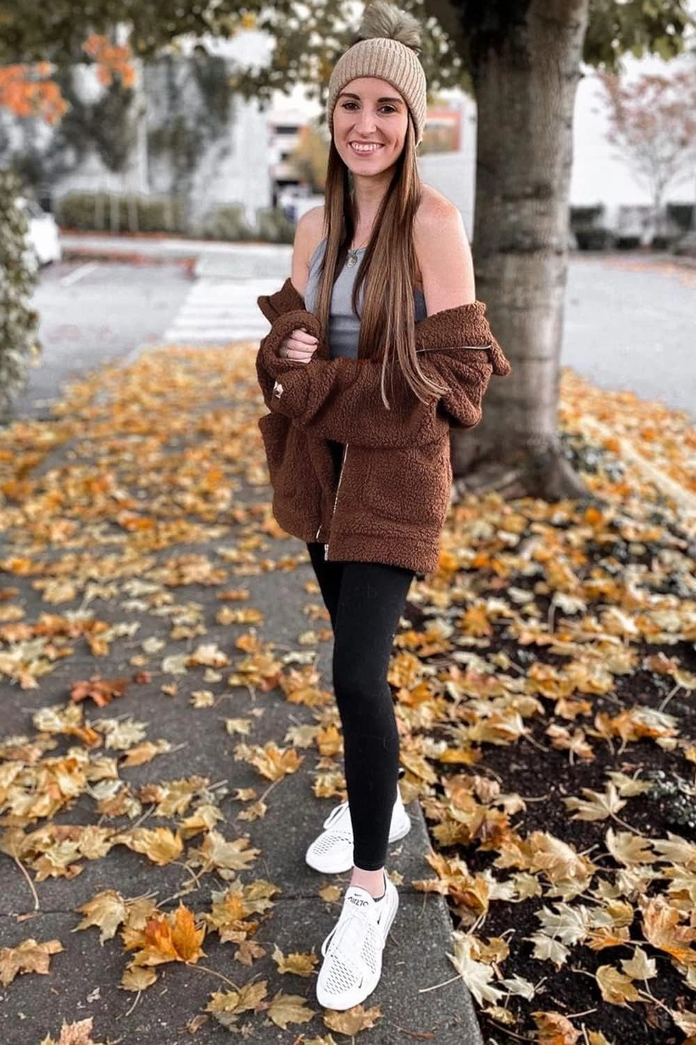PRETTYGARDEN Women's Fashion Winter Coats Sherpa Fleece Faux Fur Shearling Oversized Trendy Jackets Warm Outerwear Clothing