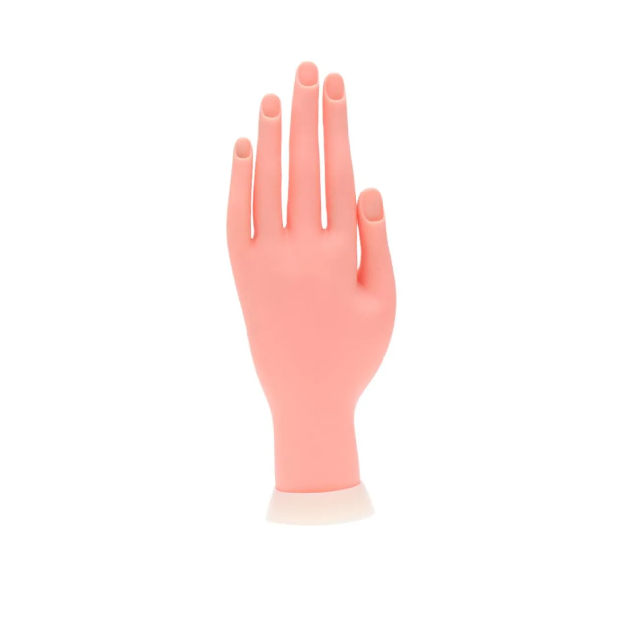 Professional Nail Art Practice Hand Model Fake Hand Movable Fingers Insertable Nail Tips