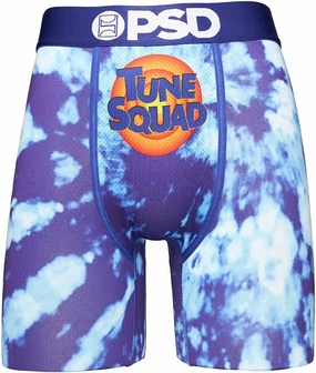 PSD Men's Printed Boxer Briefs - 7 Inch Inseam Breathable and Supportive Men's Underwear with Moisture-Wicking Fabric