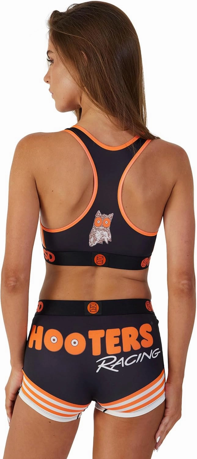 PSD Women's Hooters Boy Shorts - Full Coverage Women's Underwear - Comfortable Stretch Panties for Women