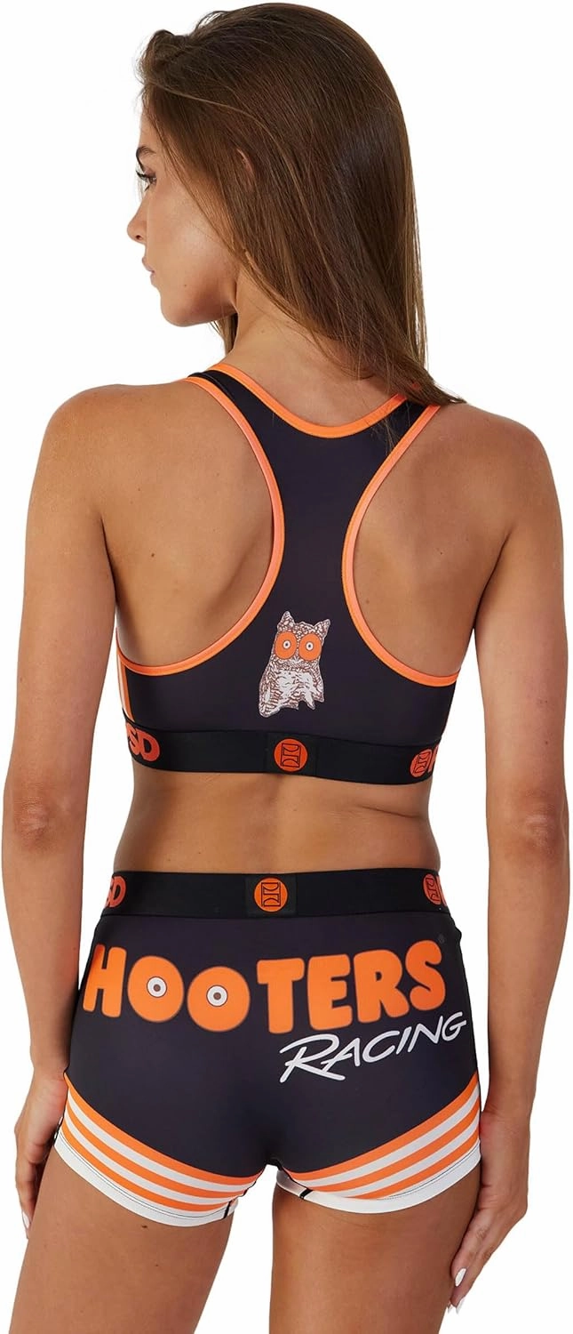 PSD Women's Hooters Boy Shorts - Full Coverage Women's Underwear - Comfortable Stretch Panties for Women