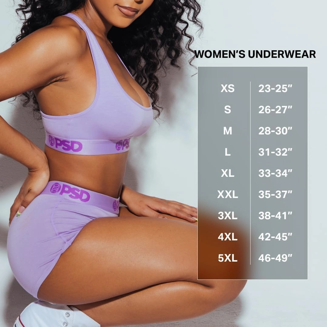 PSD Women's Modal Premium Solid Boy Shorts - Full Coverage Women's Underwear - Comfortable Stretch Panties for Women