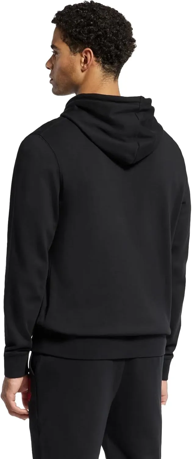 Psycho Bunny Men's Black Cotton French Terry Hoodie