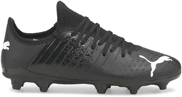Puma Future Z 4.3 Soccer Shoe, Black White, 1 US Unisex Big Kid