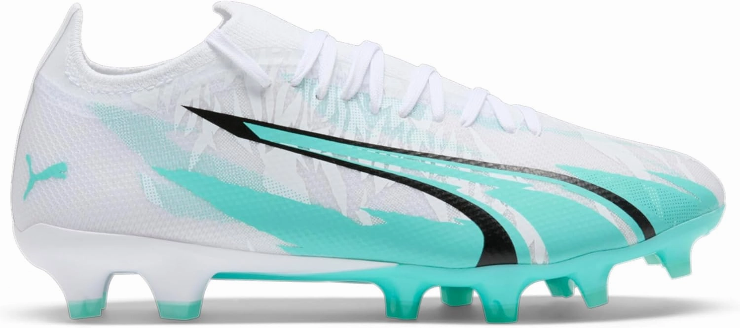 PUMA Women's Ultra Match Firm, Artificial Ground Soccer Cleats, Poison Pink-White-Black, 11