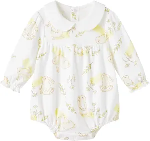 pureborn Baby Girls Boys Bodysuit Super Soft Cotton Romper 0-24 Months