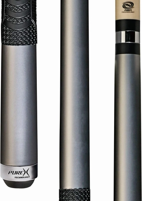 PureX Technology Pool Cue with Low Deflection Shaft, Kamui Black Tip, Mz Multi-Zone Grip, Adjustable weight, & Turbo Lock Quick Release Joint Model: HXTC14